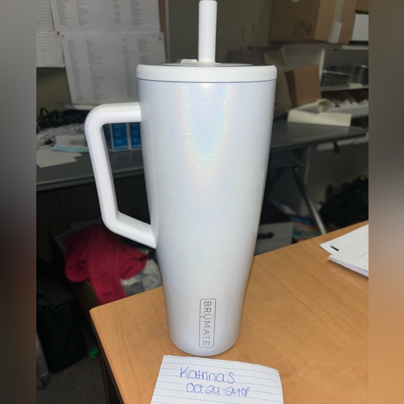 SOLD on cross post. Brumate, Glitter White Era 40oz - Picture 3 of 10